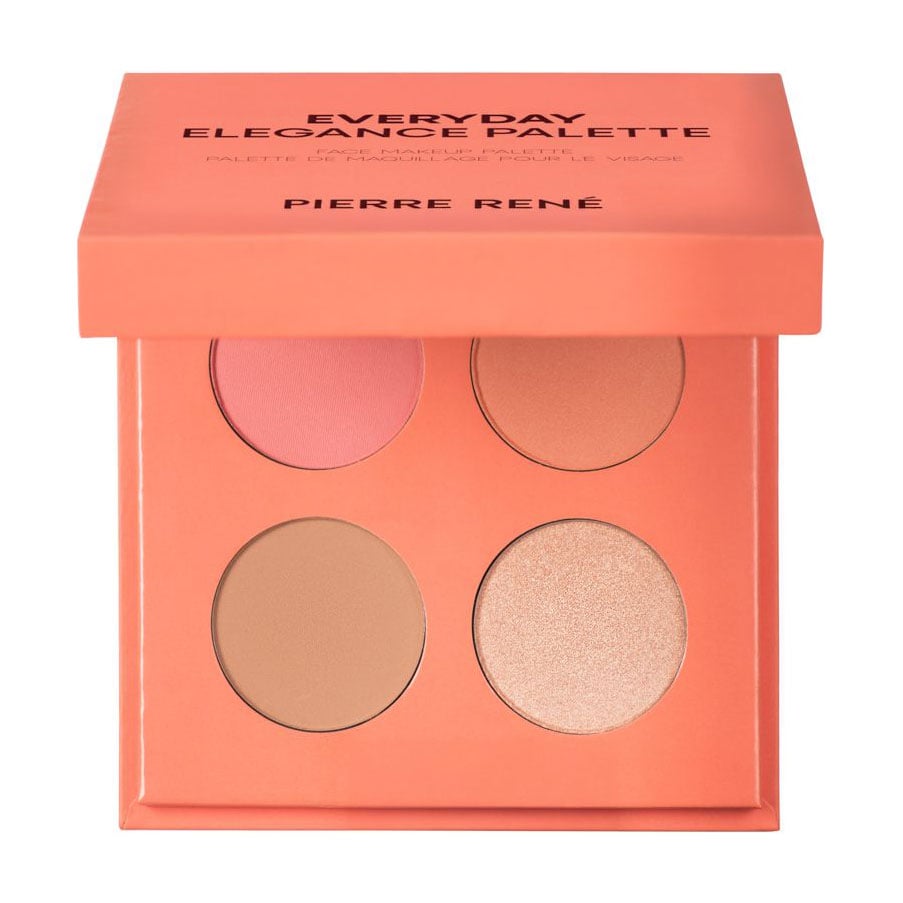 Палетка для контурінгу обличчя Pierre Rene Everyday Elegance Palette, Coral, 5.2 г
